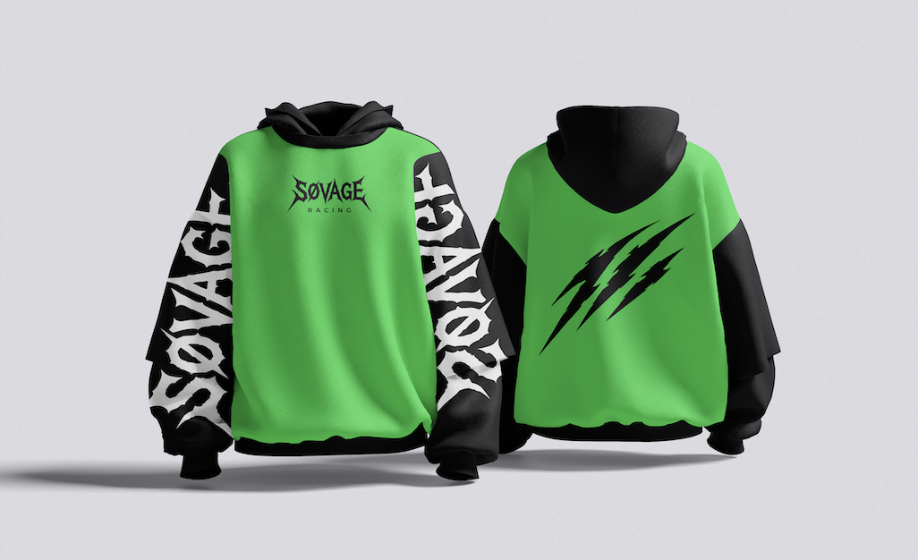 Hoodie Sovage Racing Noir